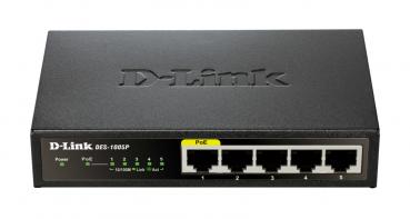 D-Link Desktop PoE 60W Switch 5x 1000 MBit/s