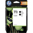 HP Tinte schwarz No.711 2erPack 80ml